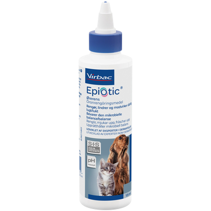 Virbac Epi Otic ørerens 125 ml