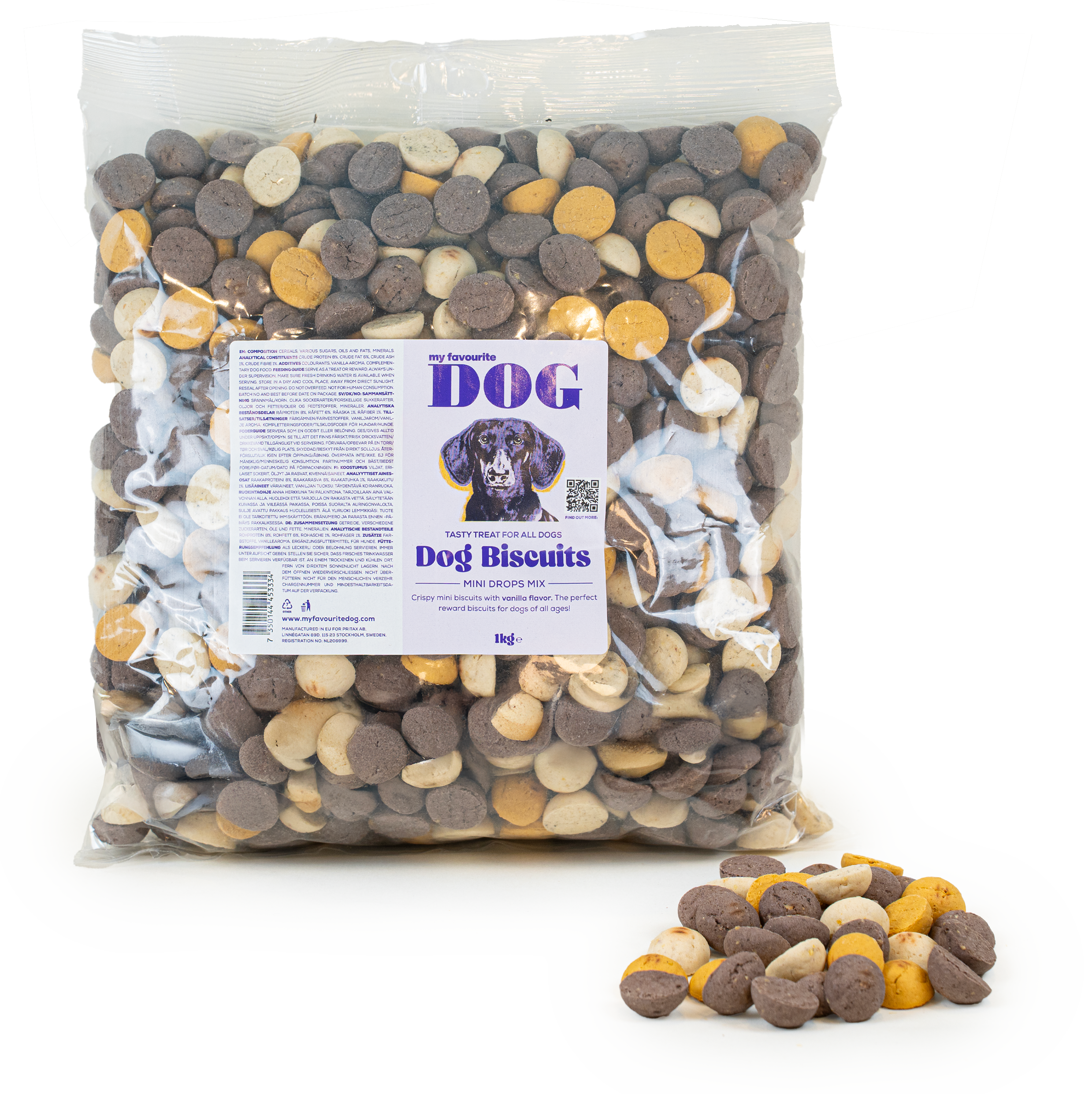 My favourite DOG Hundekjeks Mini Drops 1 kg
