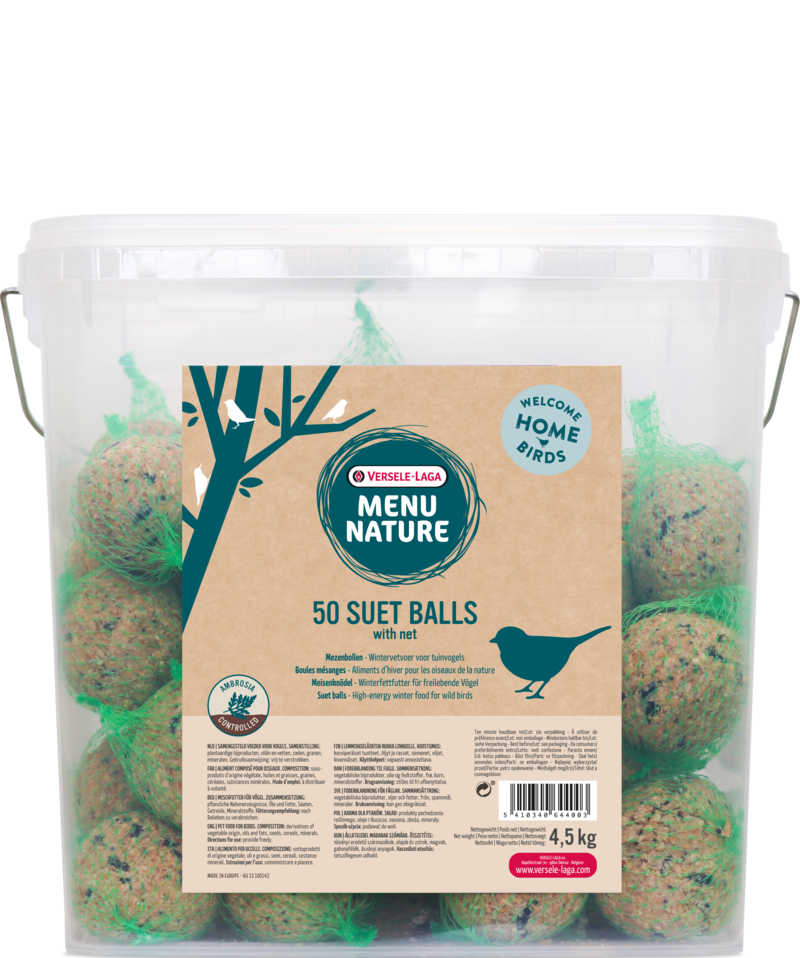 Versele-Laga - Menu Nature Talgkuler med nett 4,5 kg - Fugl - FuglefôrPetXL