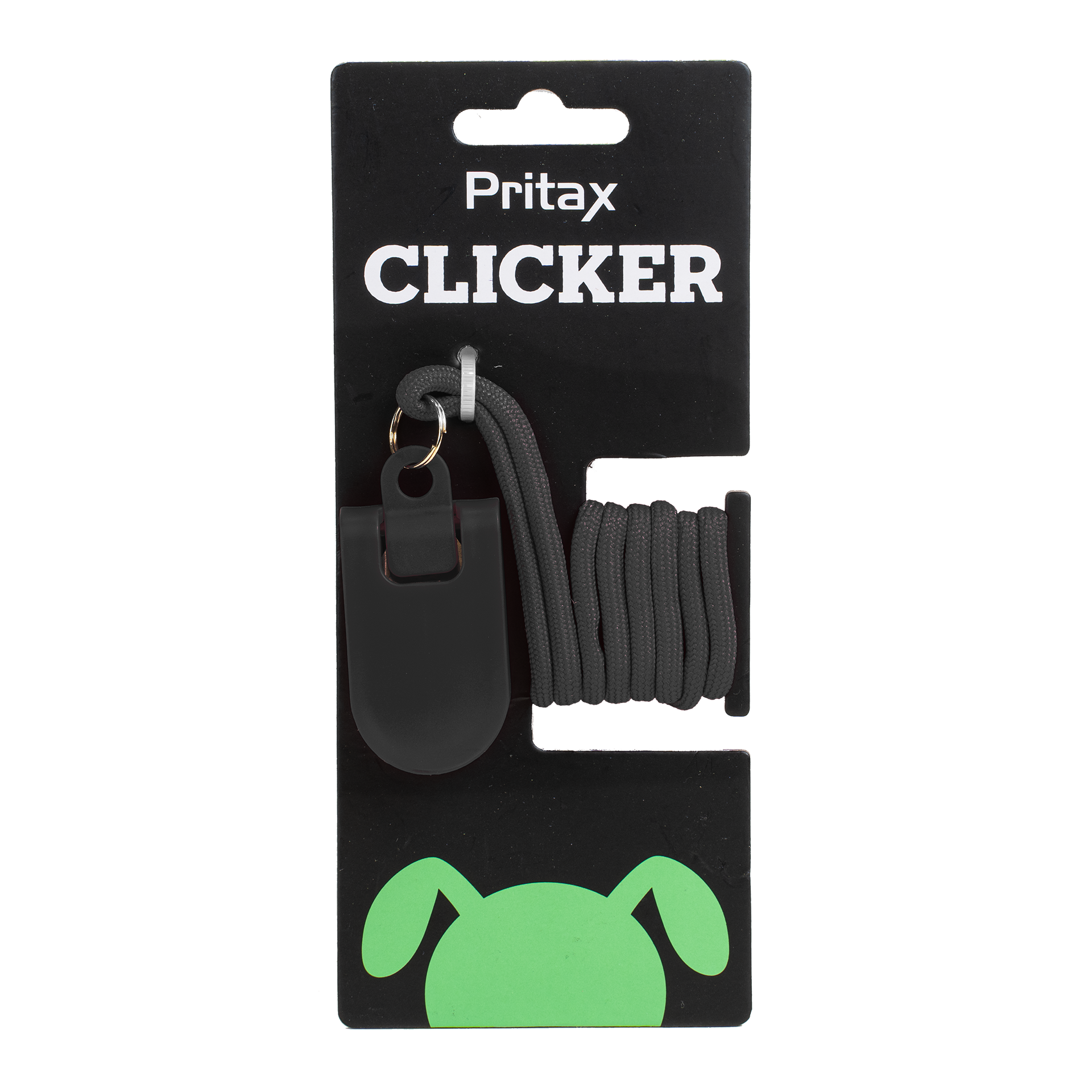 Klikker, 6x3cm, Svart