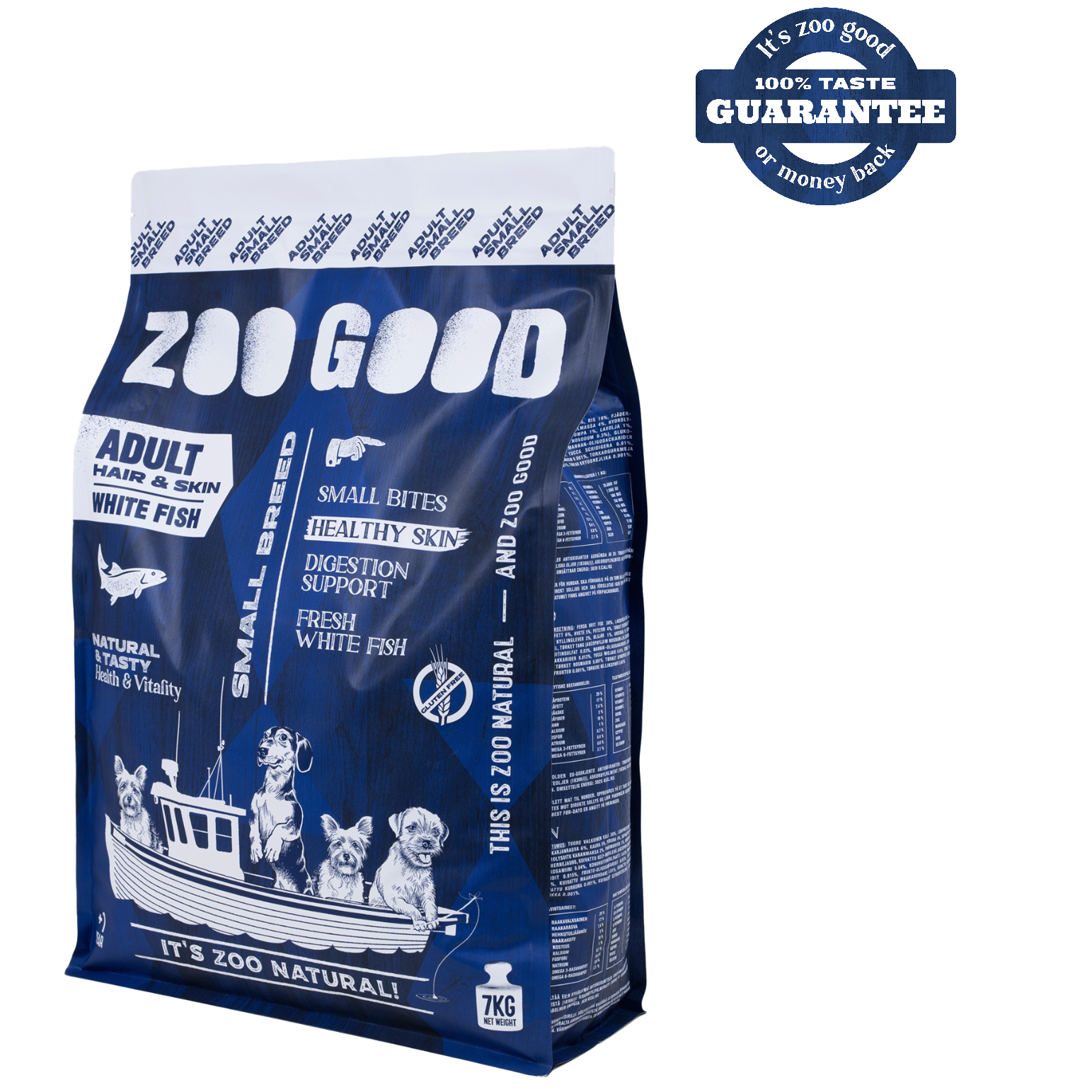 White Fish Skin & Hair Small Breed 7 kg