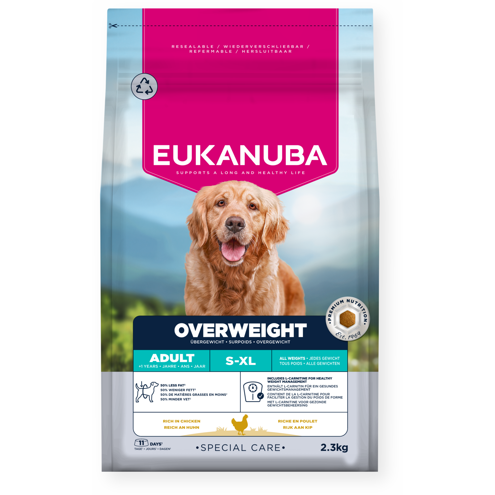 Dog Daily Care Overvekt Sterilisert 2,3 kg