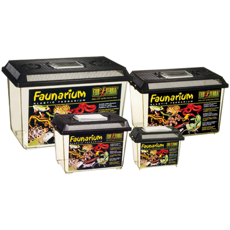 Faunarium Nr 2, 23x16x17cm - Terrarium av plast
