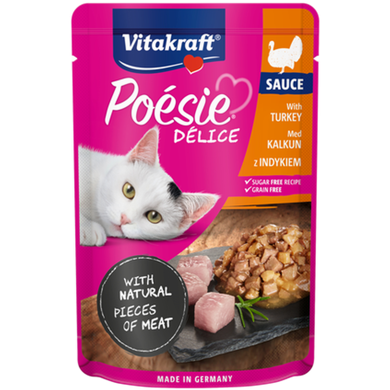 Vitakraft Poésie Délisauce Kalkun 85 g