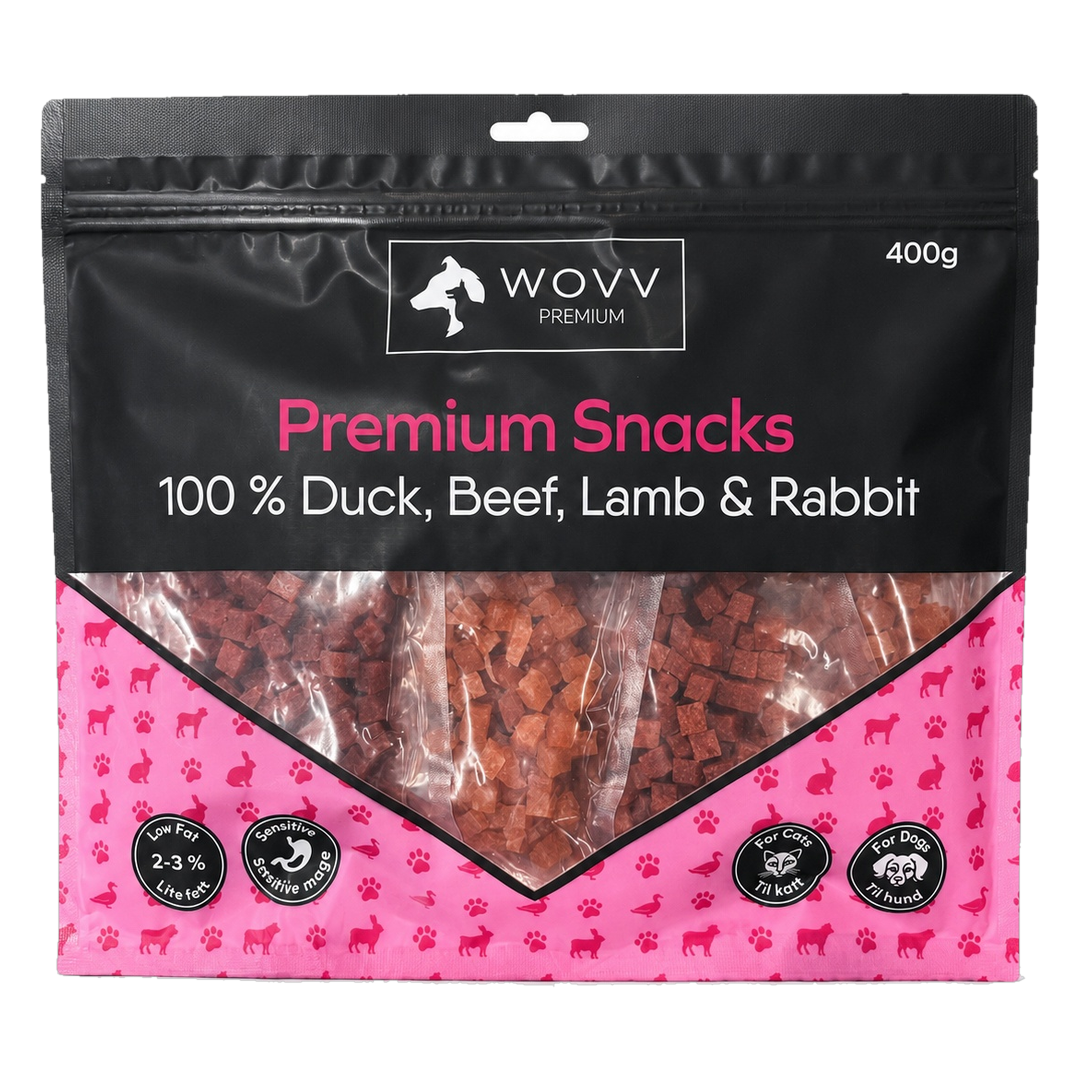 WOVV Godbiter MIX 400g Små biter