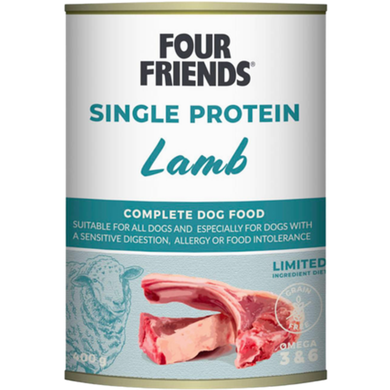 Hund Single Protein Lam 400 g