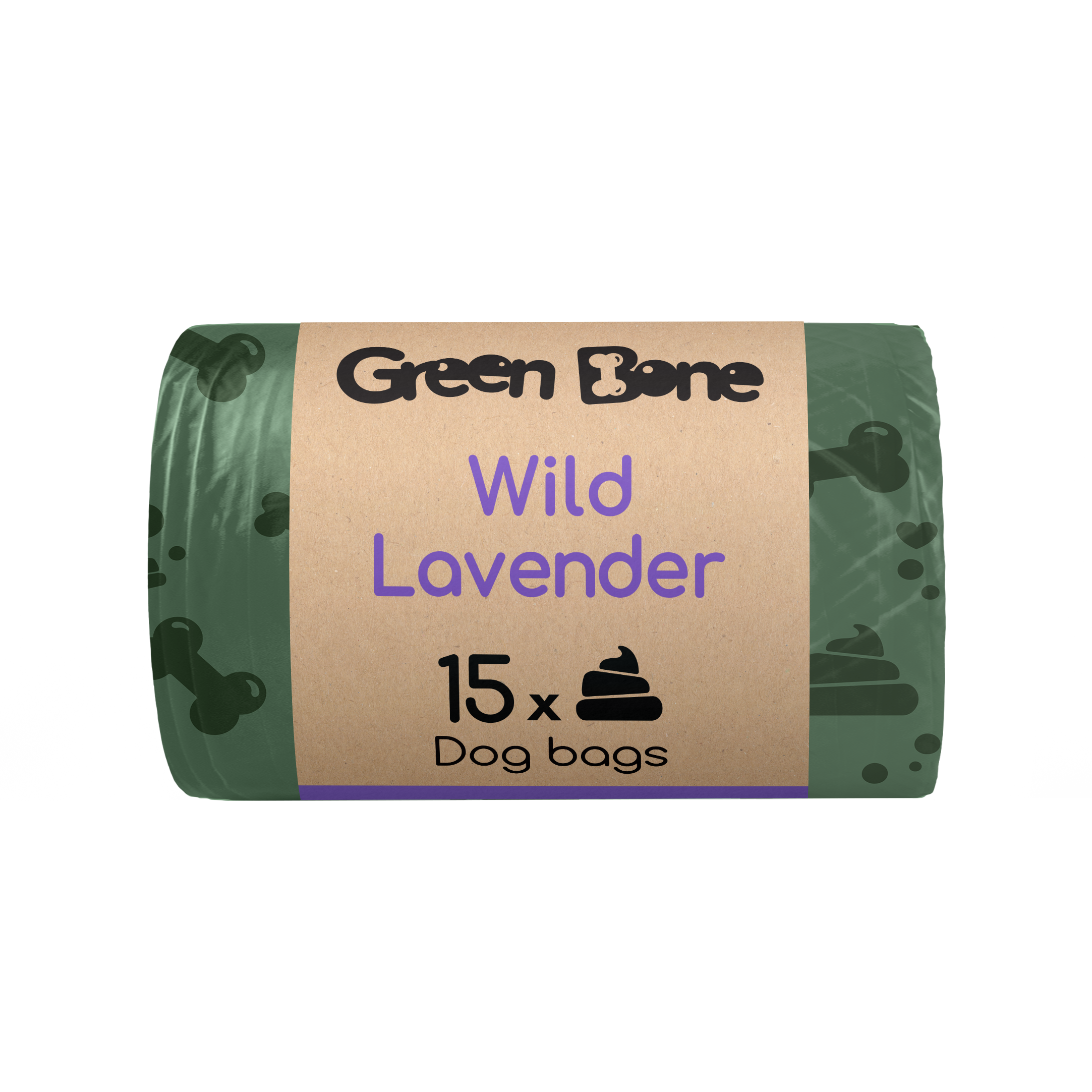 Green Bone Refill Wild Lavender biodegradable dog bags
