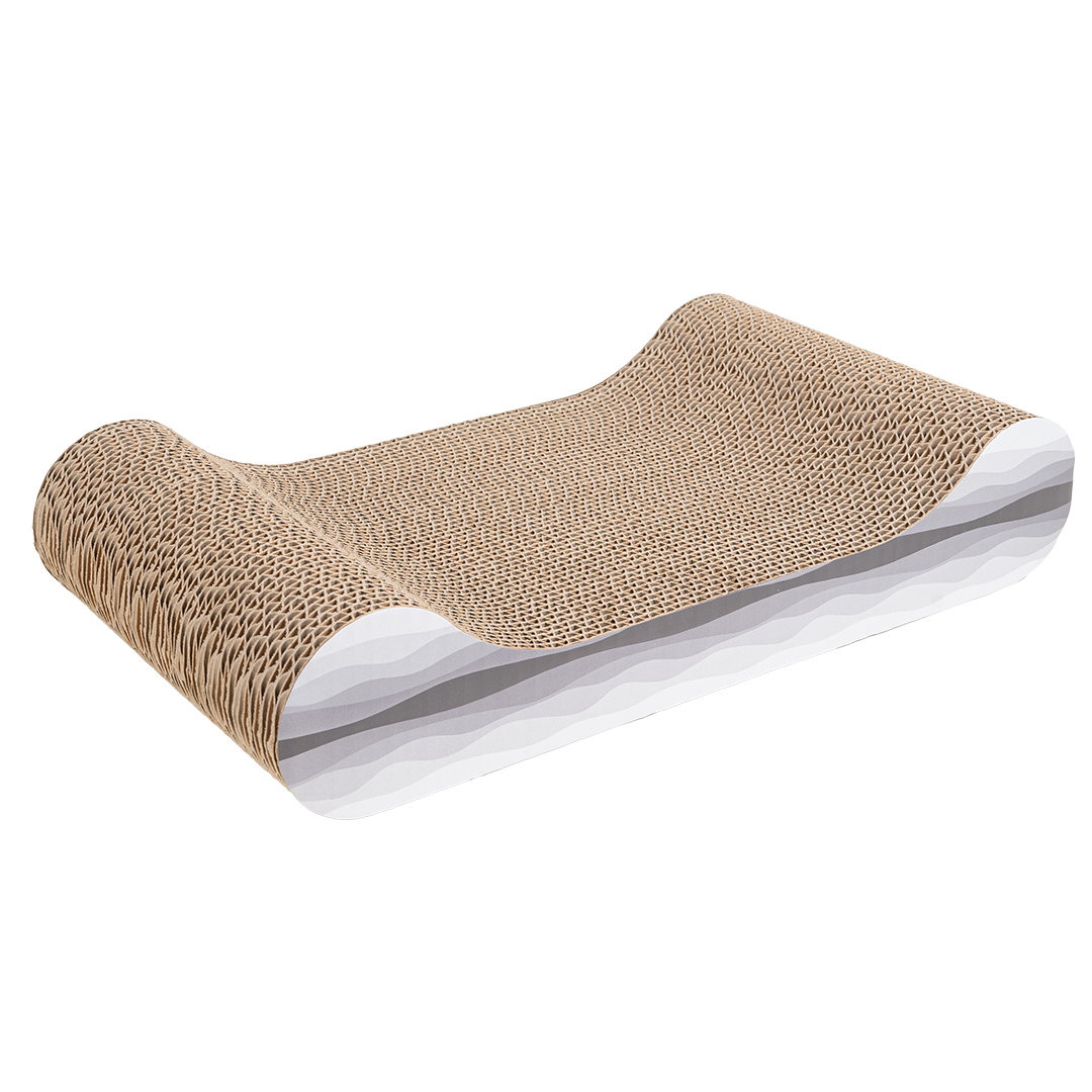 Clawtopia kløepinne av papp, 45x24x9cm, Grå