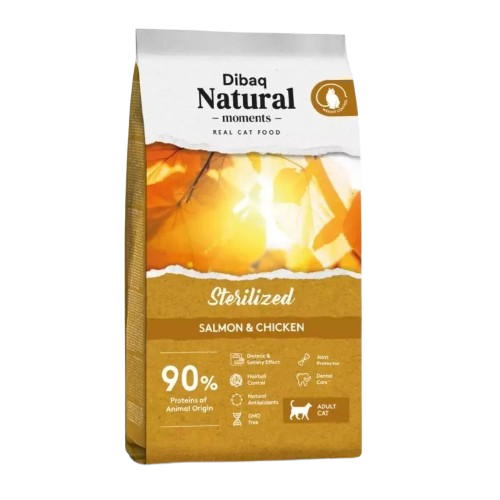 DIBAQ Cat Natural Moments Sterilized Salmon & Chicken