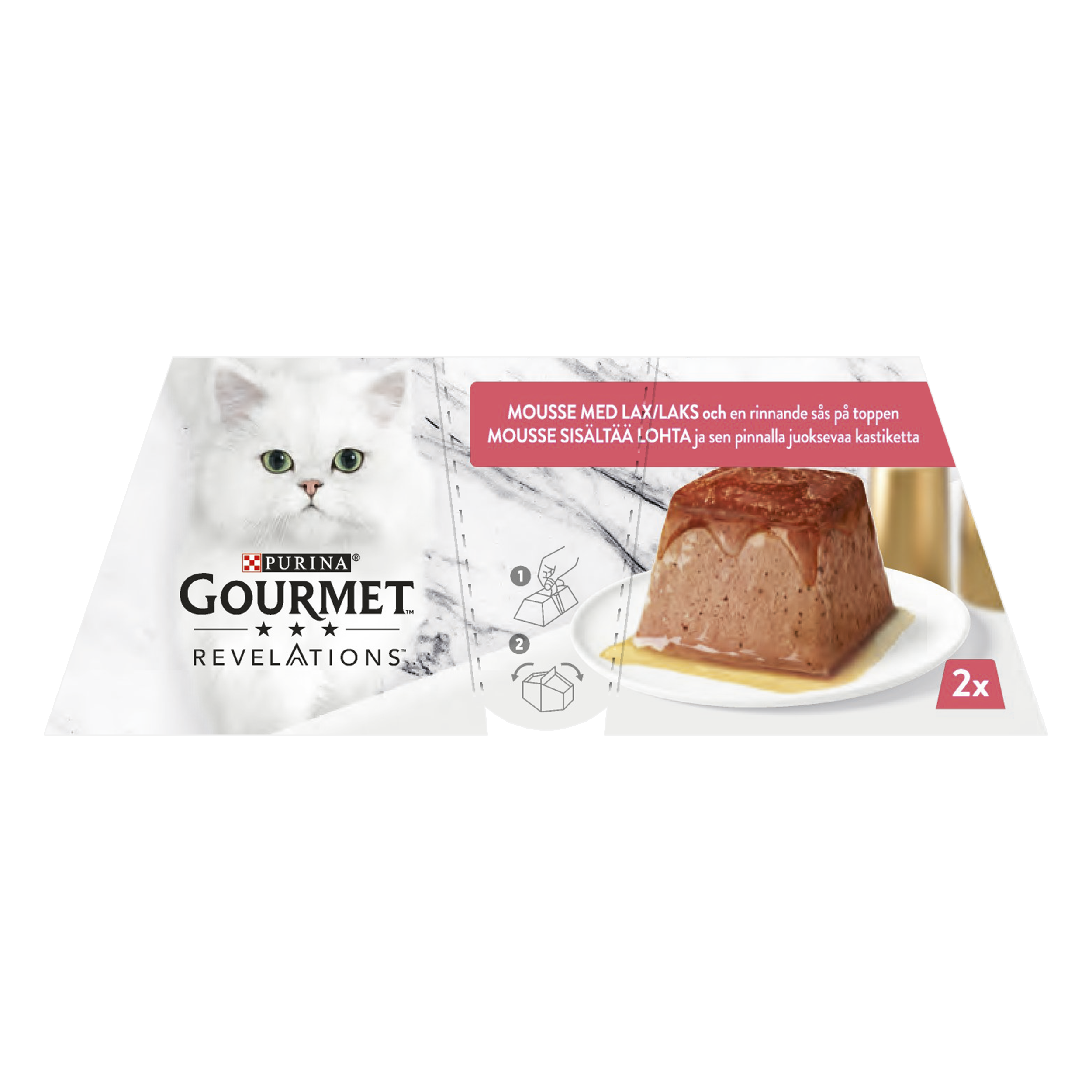 Purina Gourmet Gold Purina Gourmet™ Revelations™ med laks 2x57g