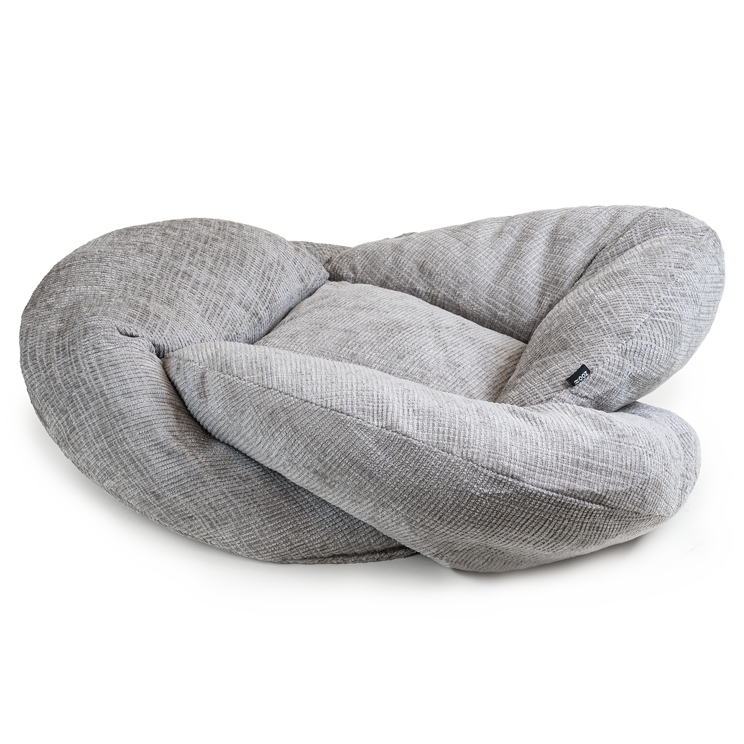 Sengeblomst, XL, 85x85x20cm, Grå