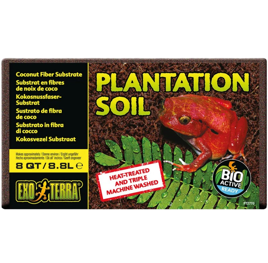 Exo Terra Plantation Soil Brick - Coconut Fiber Substrate