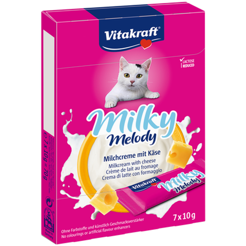 Vitakraft Milky Melody Cheese 70 g x 7 stk.