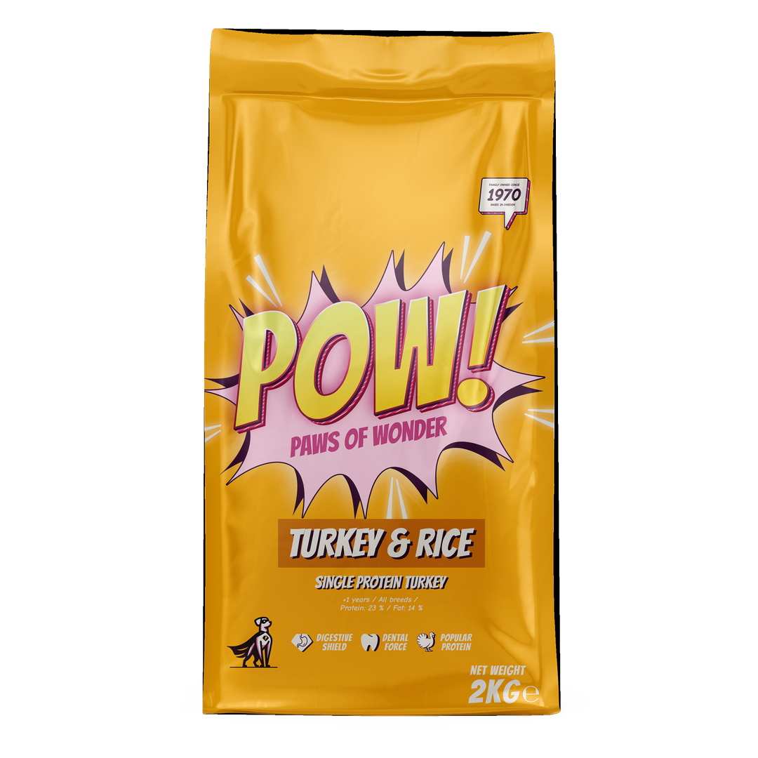 POW! POW! Tørrfôr Adult Kalkun & Ris