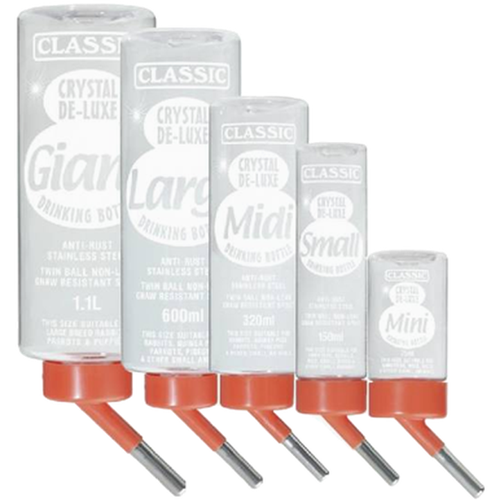 Crystal De-Luxe drikkeflaske gjennomsiktig 320 ml