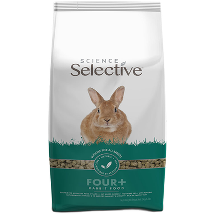 Supreme Selective - Science Selective Kanin 4+ 3 kg - SmådyrPetXL