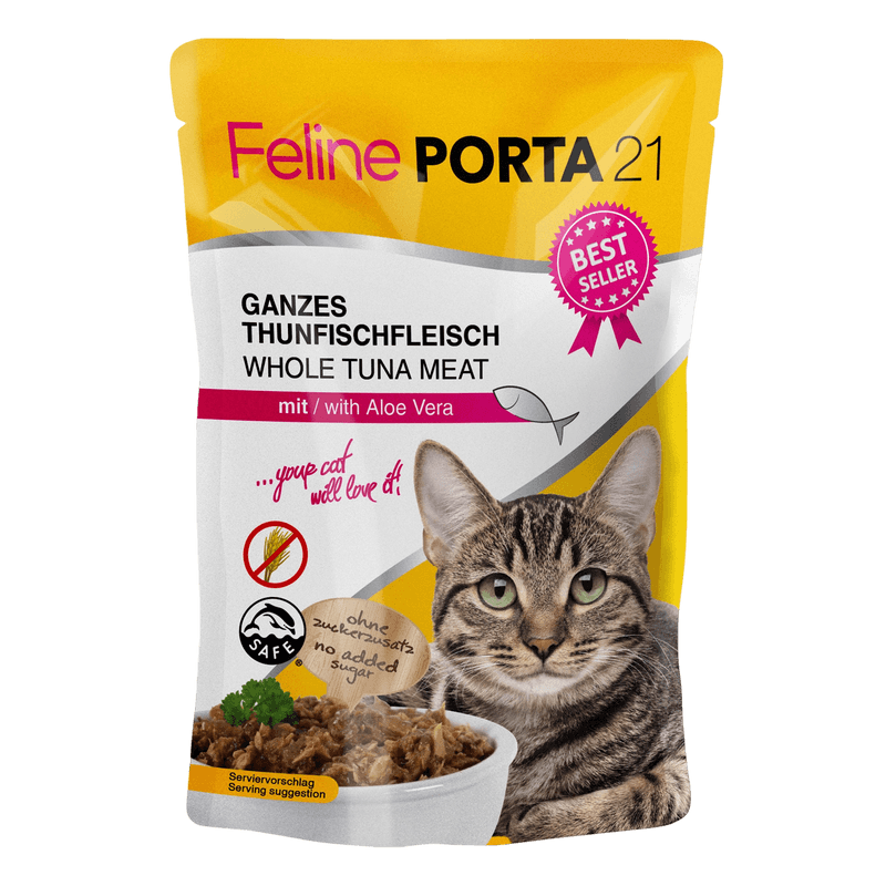 Feline Tunfisk med Aloe Vera Kattepose 100g