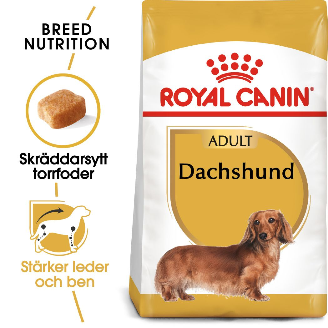 Dachshund Adult tørrfôr for hunder 7,5 kg