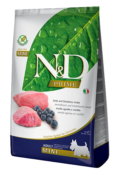 N&D Prime Dog Lamb & Blueberry Adult Mini