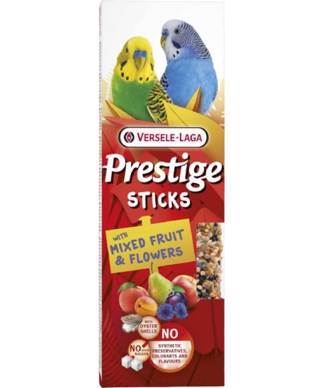 Cracker undulat/parakitt 2 stk frukt og blomster