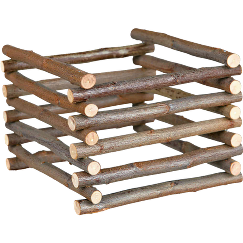 Trixie Natural Living Stående høystativ Brun 15 x 11 x 15 cm