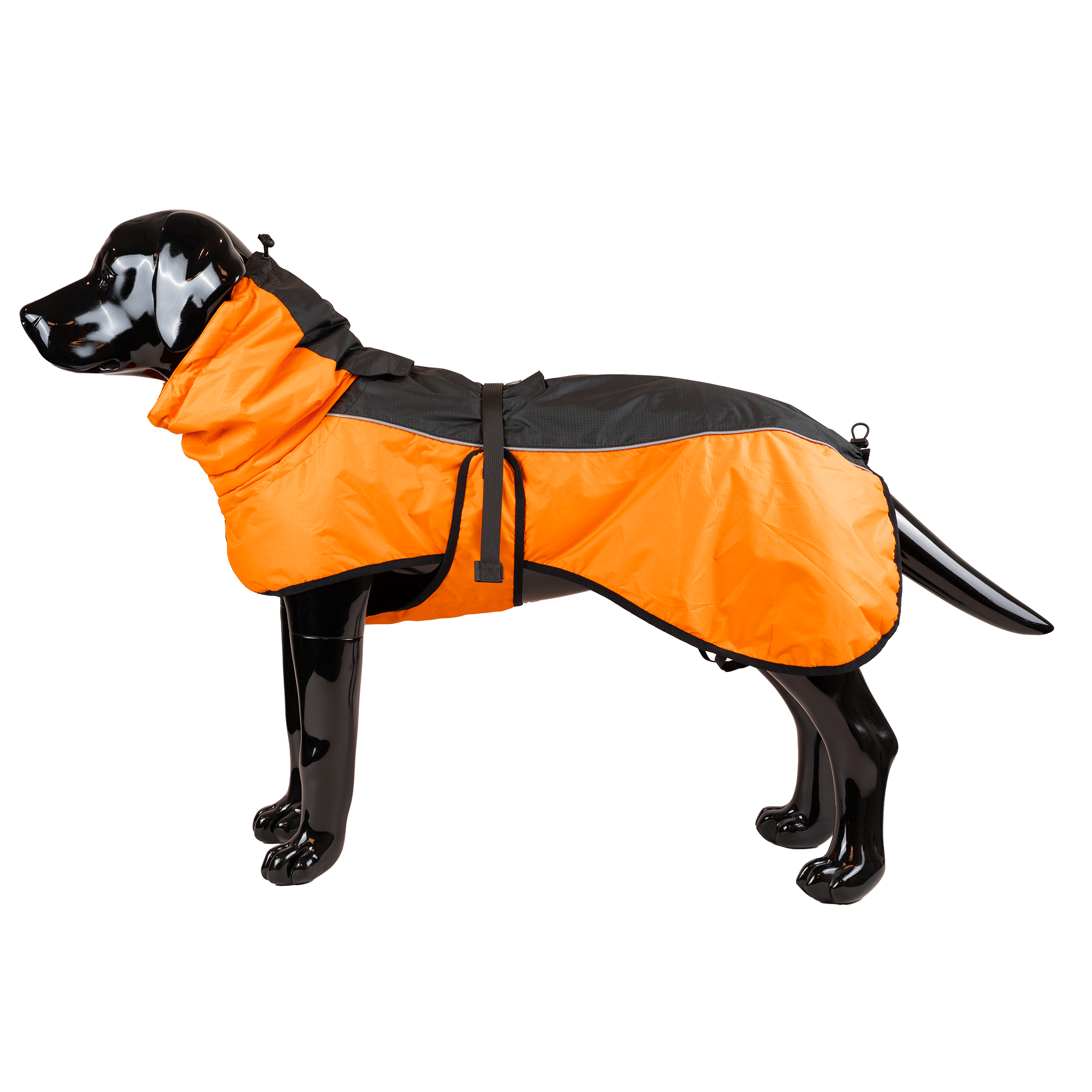 Vinterteppe Pajazzo, L, 45 cm, oransje