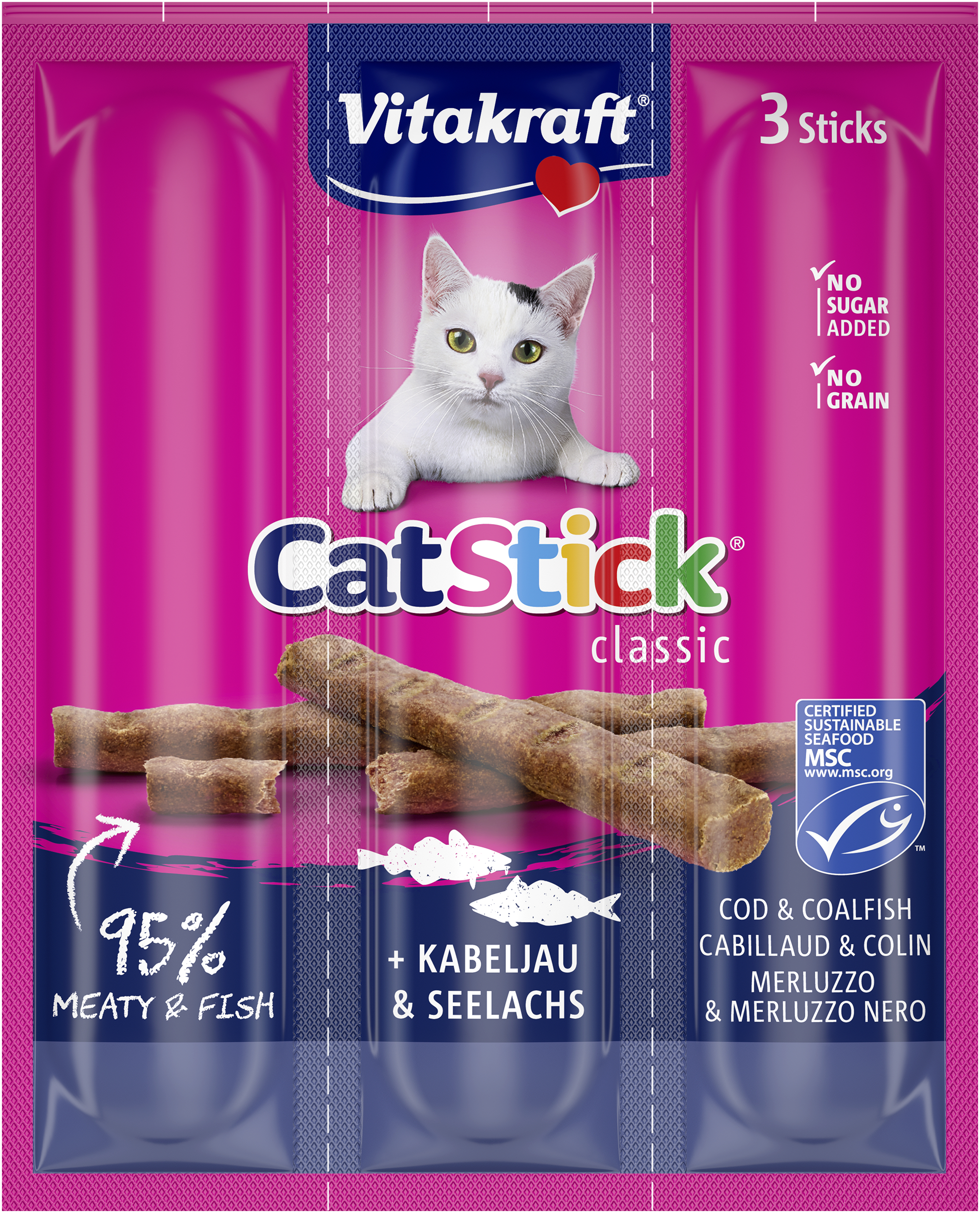 Vitakraft CatSticks Mini Torsk/Tunfisk
