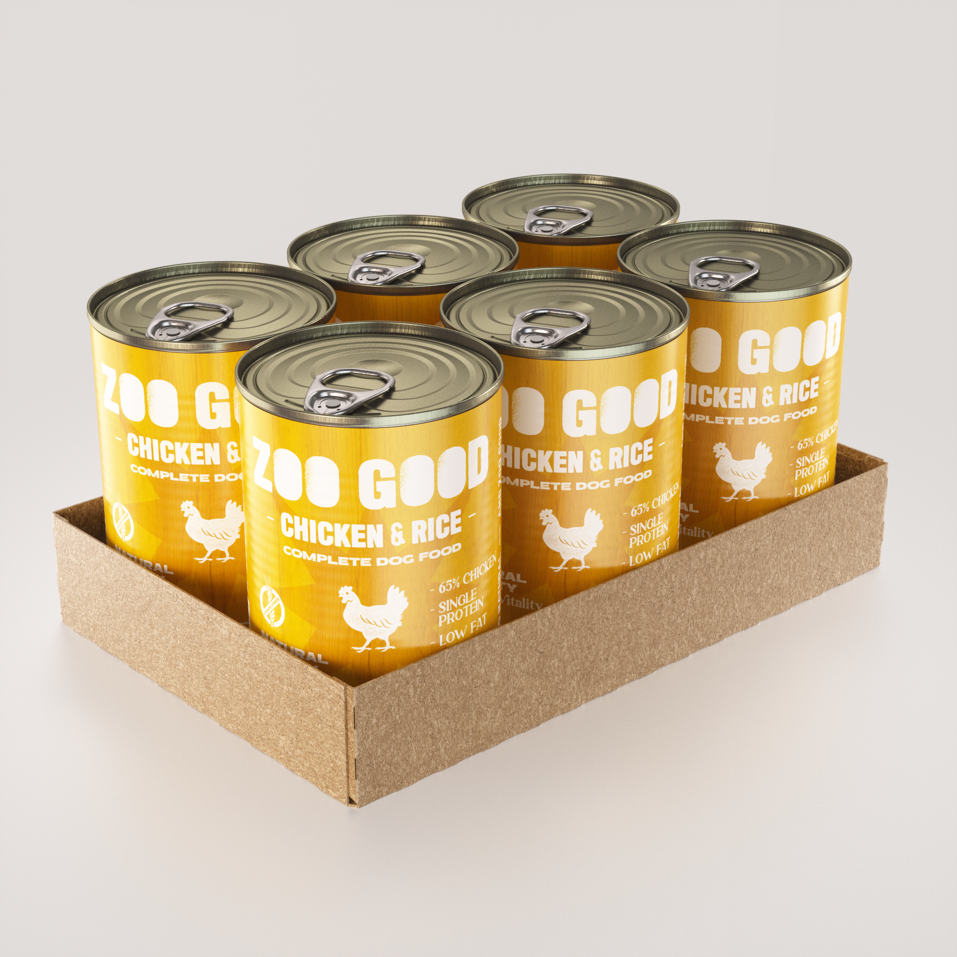 ZOO GOOD Adult Low-Fat Chicken & Rice 400 g | PetXL