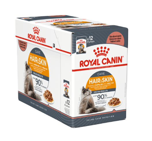 Feline Wet Hair & Skin Care Gravy 85 g x 12 stk - porsjonsposer - Katt - Kattefôr - Royal Canin