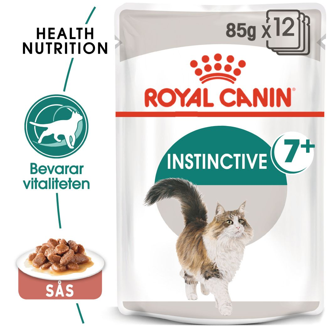 Feline Wet Instinctive 7+ Gravy 85 g x 12 stk - porsjonsposer