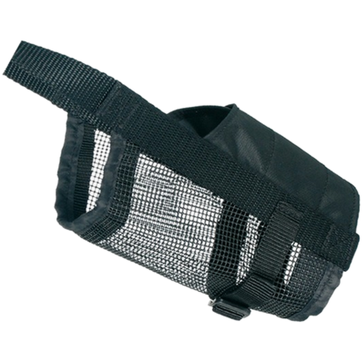 Hundemunnkurv med nettinnsats Polyester Svart Large