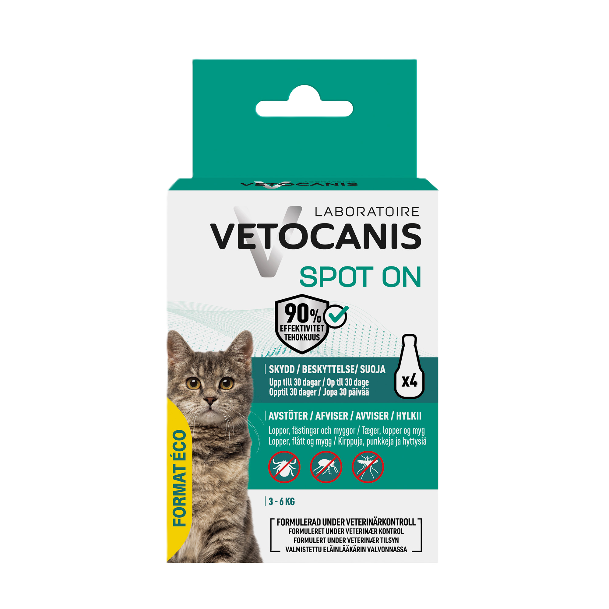 Vetocanis Anti-parasit Spot on Katt