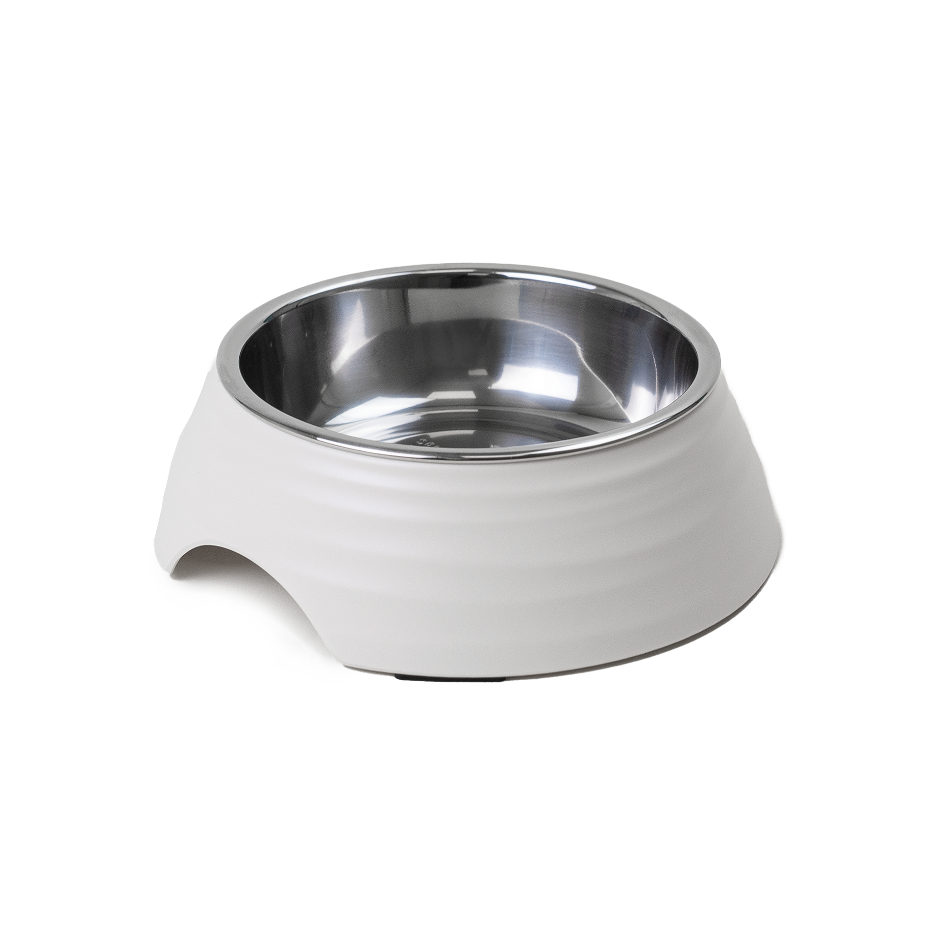 Mat- og vannskål Ripple White S 160 ml, 14x4,5 cm