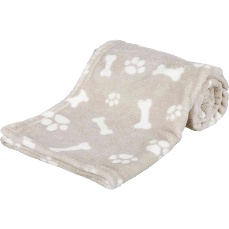 Kenny pledd, plysj, 75x50 cm, Beige