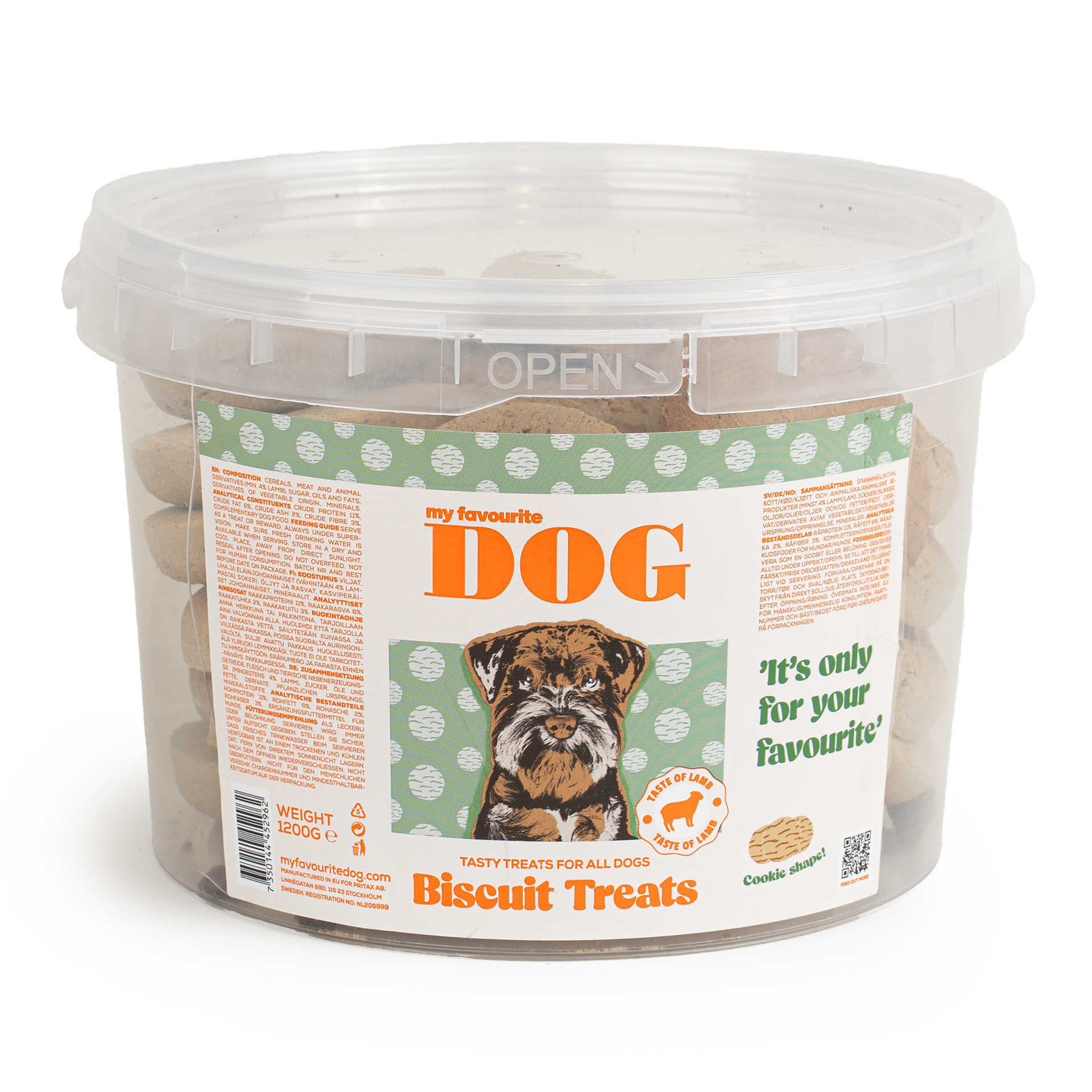 My favourite DOG Kaker med lammesmak 1,2kg