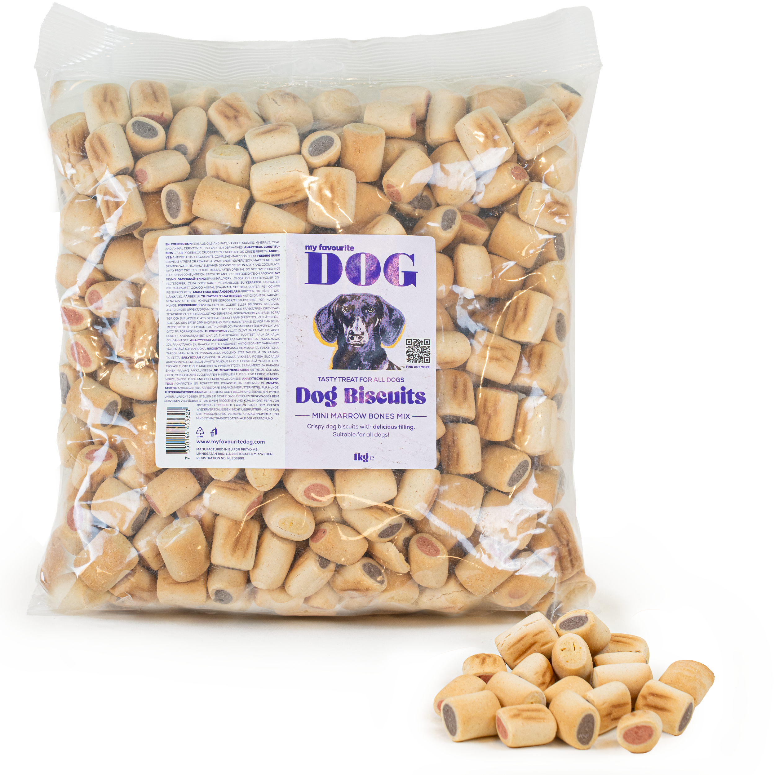 My favourite DOG Hundekjeks Märgben mini mix 1 kg