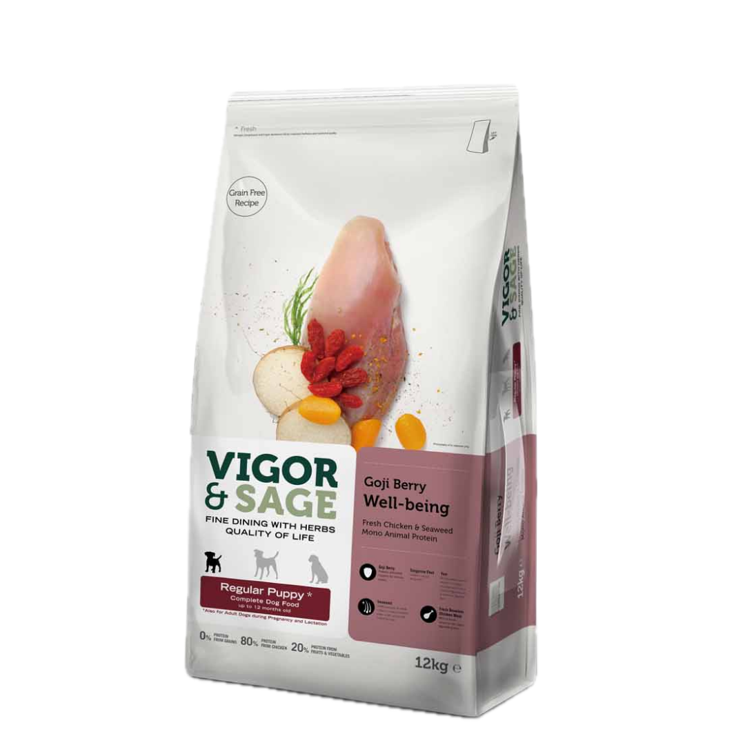 Vigor & Sage Vigor & Sage Well-Being Goji Berry Puppy