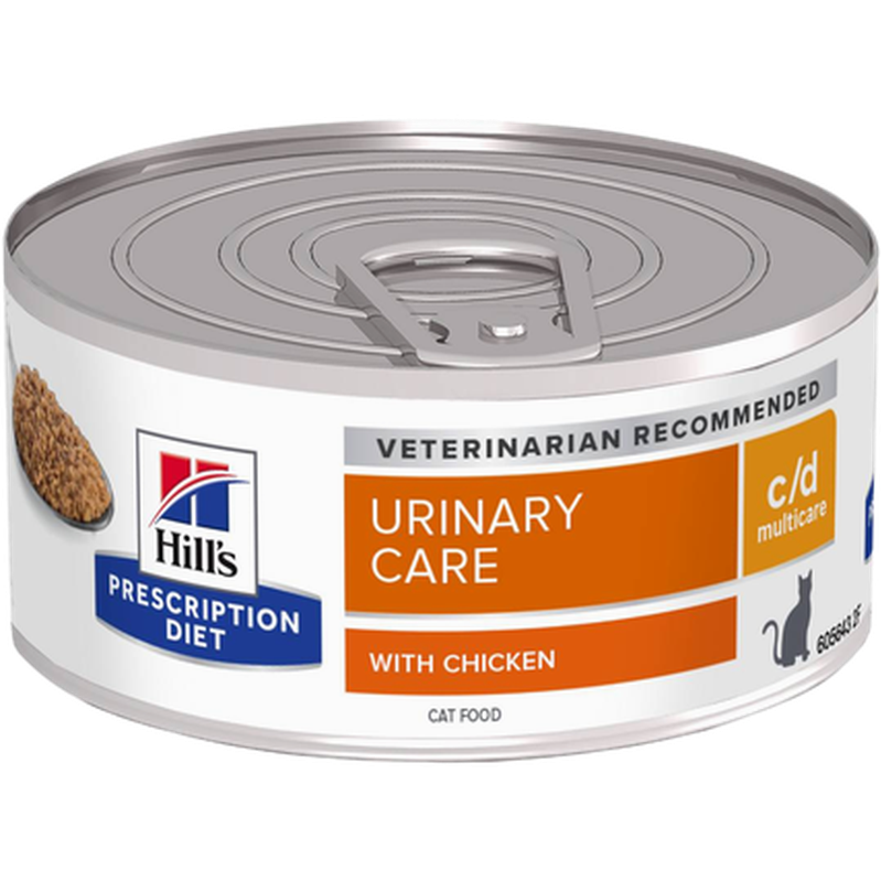 Hill's Prescription Diet Feline c/d Multicare Minced Chicken Canned - Wet Cat Food