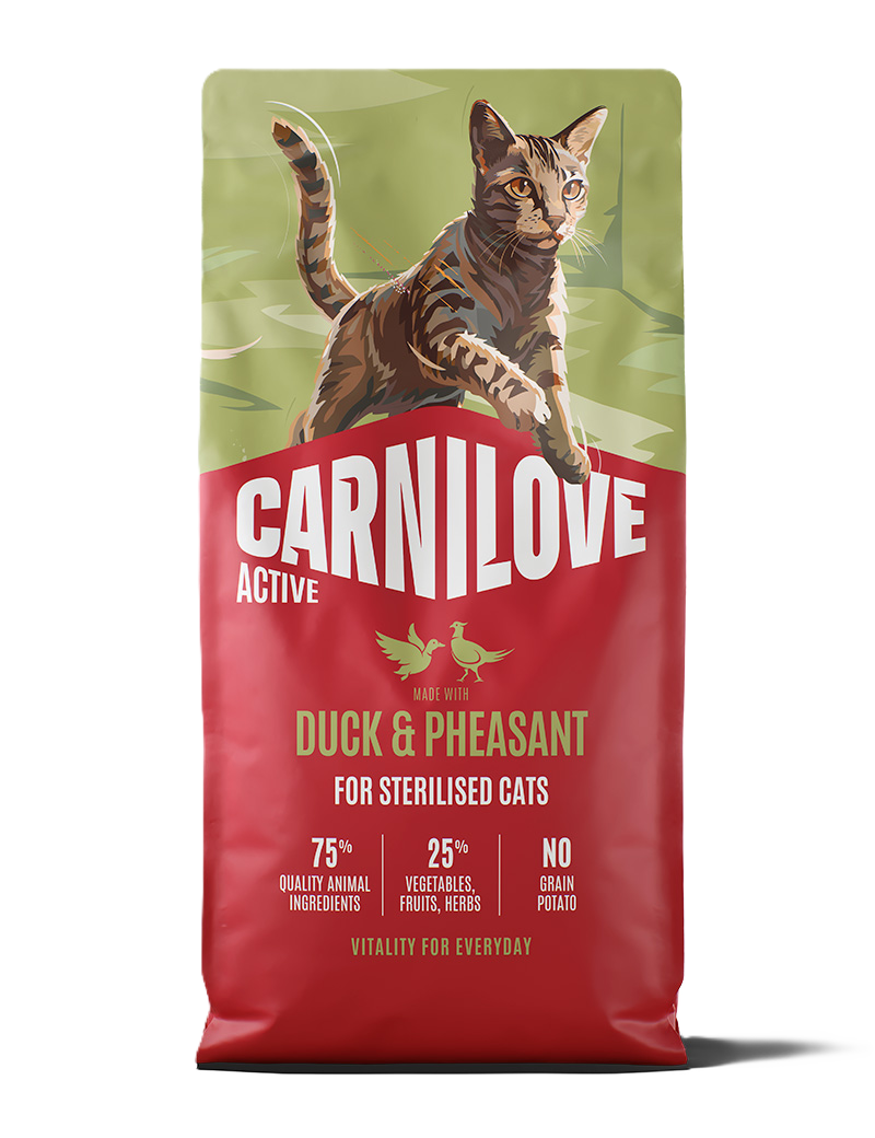 Carnilove Active Cat Duck & Pheasant for Sterilised Adult All Breeds