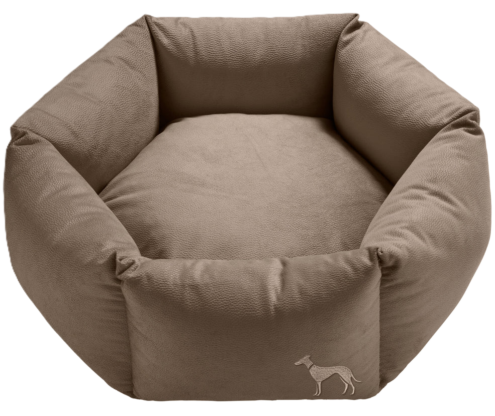 Sofa Ortho Hexagon Merida Polyester Taupe