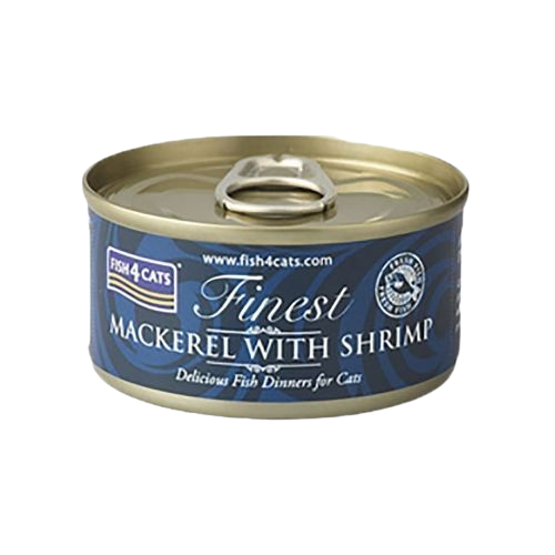 Våtfôr makrell og reker