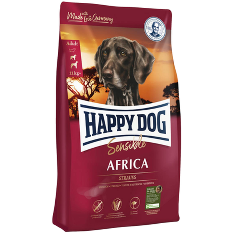 Happy Dog Dry Food Supreme Sensible Africa GlutenFree Ostrich & Potato