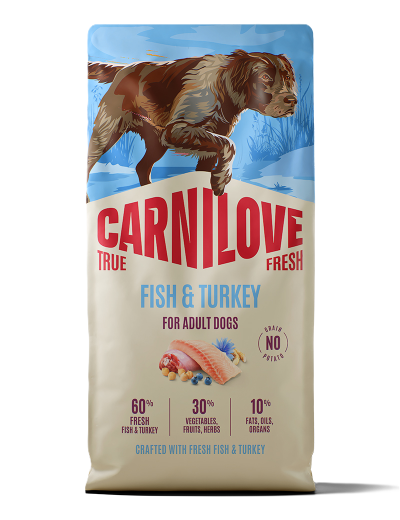 True Fresh Dog Fish & Turkey for Adult All Breeds