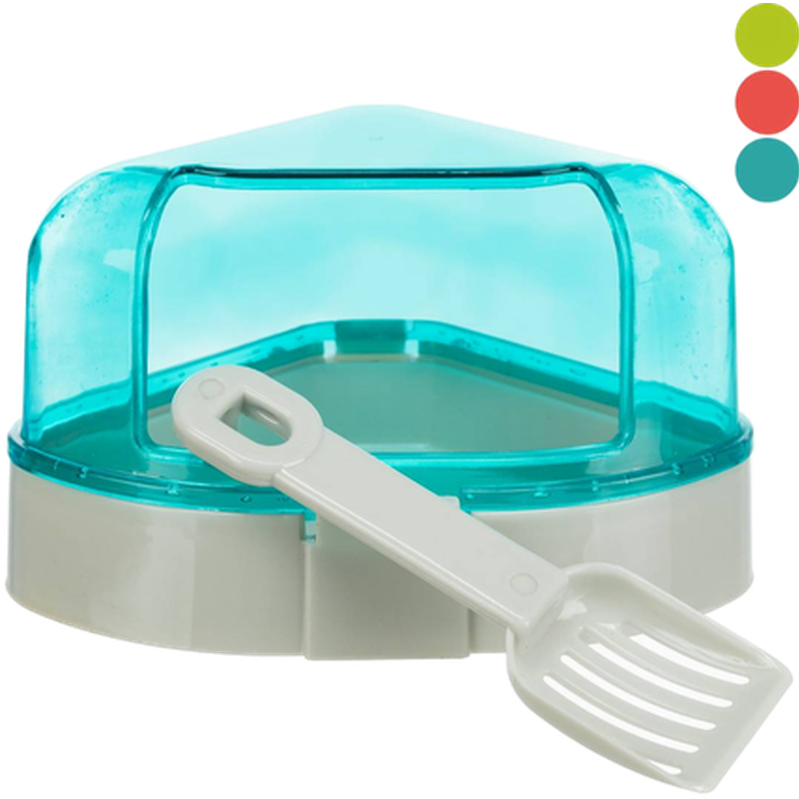 Hjørnetoalett med hette Mix 14 cm