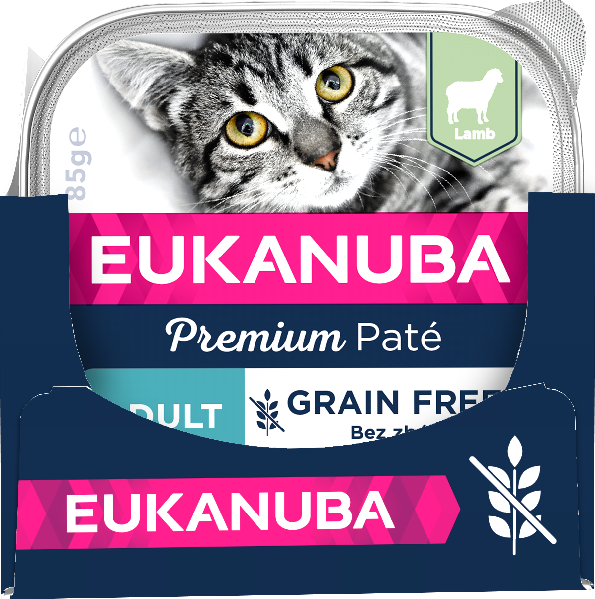 Katt Kornfri Adult Lammepostei 12x85g