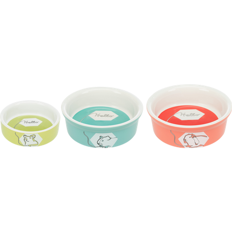 Keramisk skål Tegneseriehamster 90 ml / ø8 cm