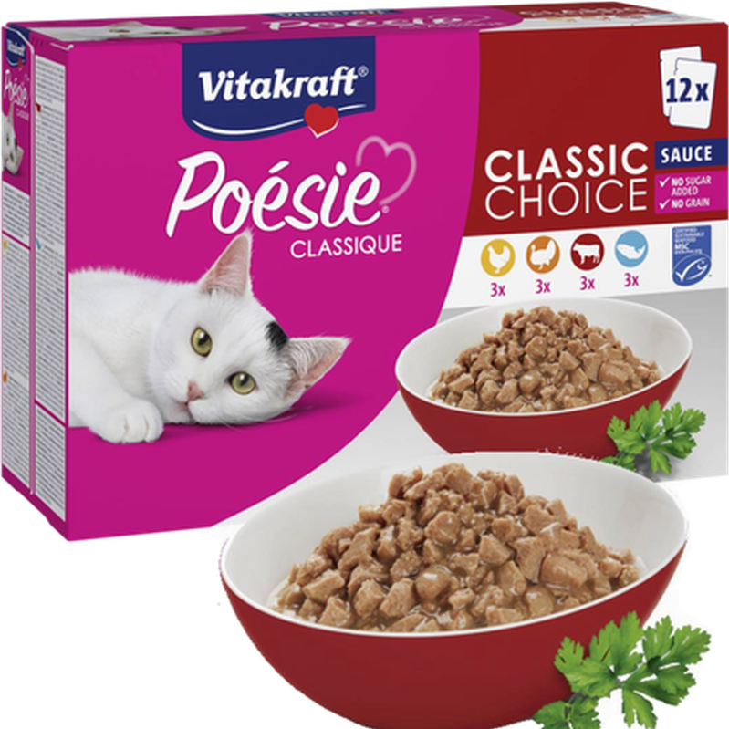Poésie Classique Sauce MSC 85 g x 12