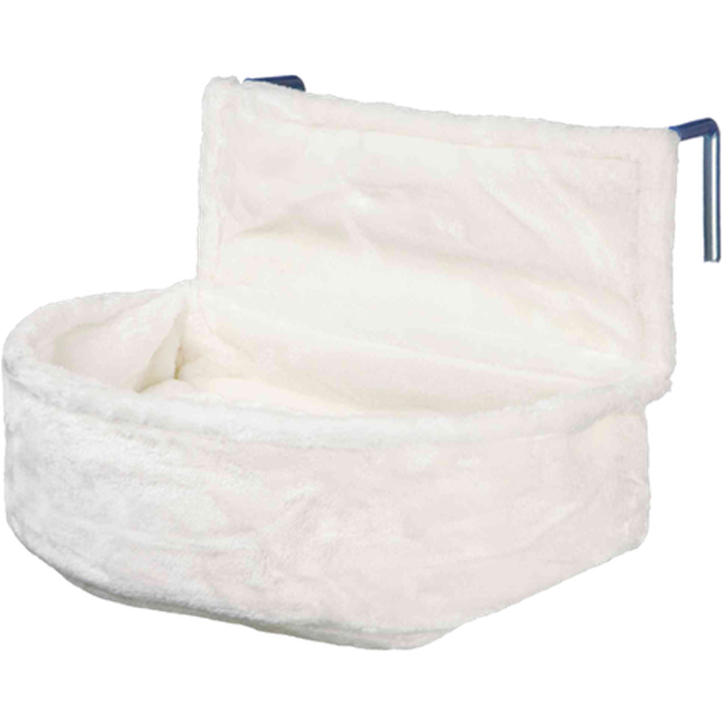 Kattekosepose til radiatorplysj Hvit 45 x 13 x 33 cm