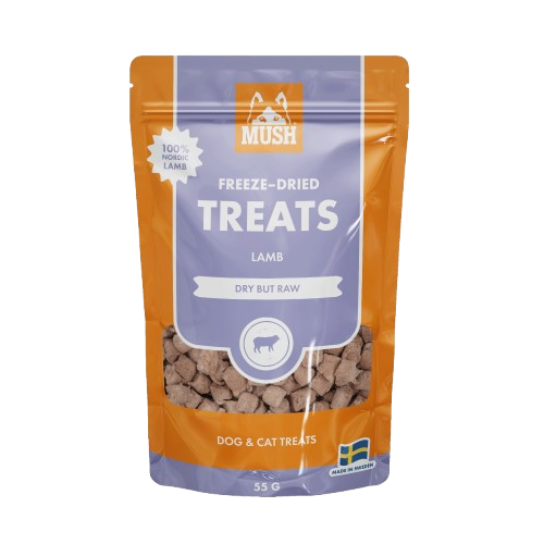 Mush Treats Frystorkat Lamm 55 g