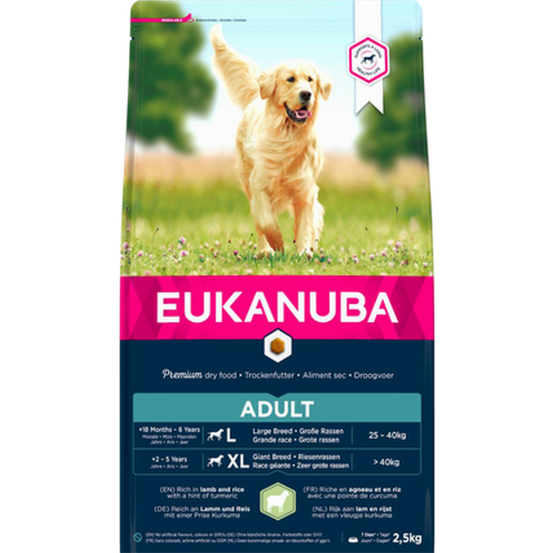 Dog Adult Large Lam og ris 18 kg